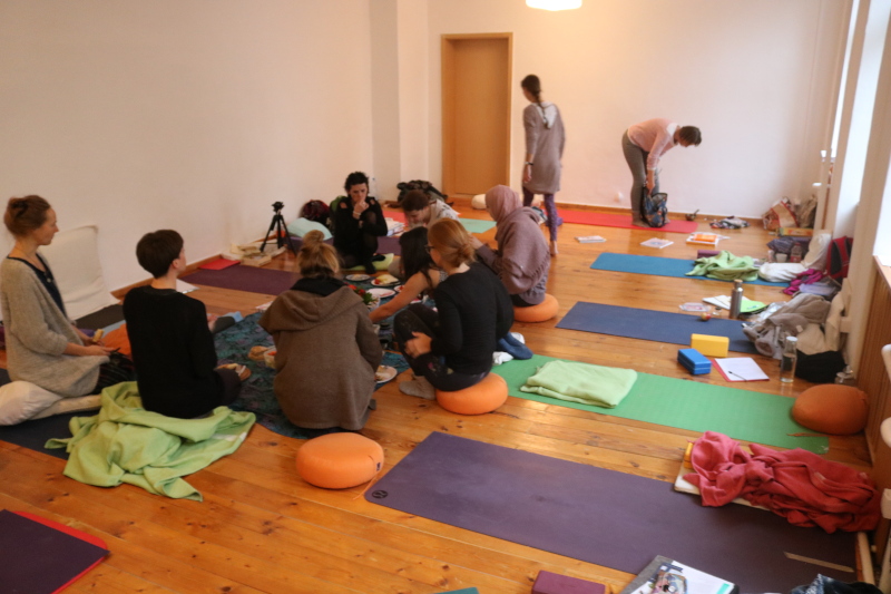 Yoga Workshop embodied practice mit Dr. Mohme